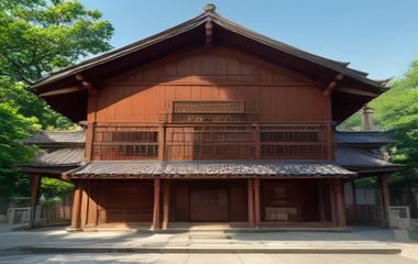 买家秀——妈妈与儿子穿着木子装亲子风衣在云南旅行景点拍照留念