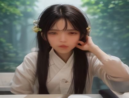 旅行亲子风衣套装——母子装出游款，妈妈与宝宝穿着同款轻薄风衣在景区合影